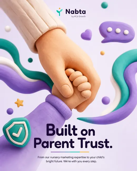 Nabta ad design: built on parent trust